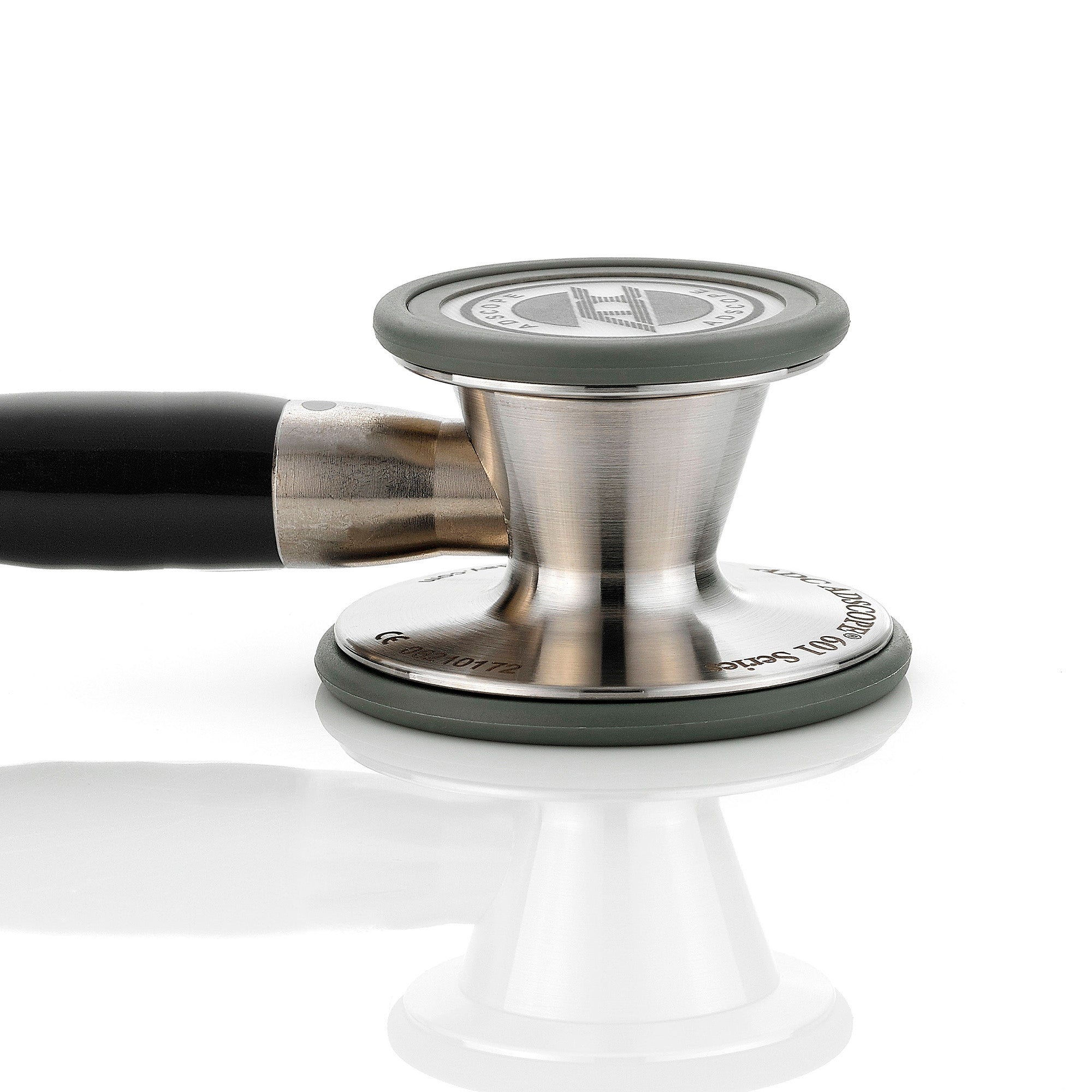 Cardiology Stethoscope Adscope 601 Black 1-Tube 19 Inch Tube Convertible Chestpiece
