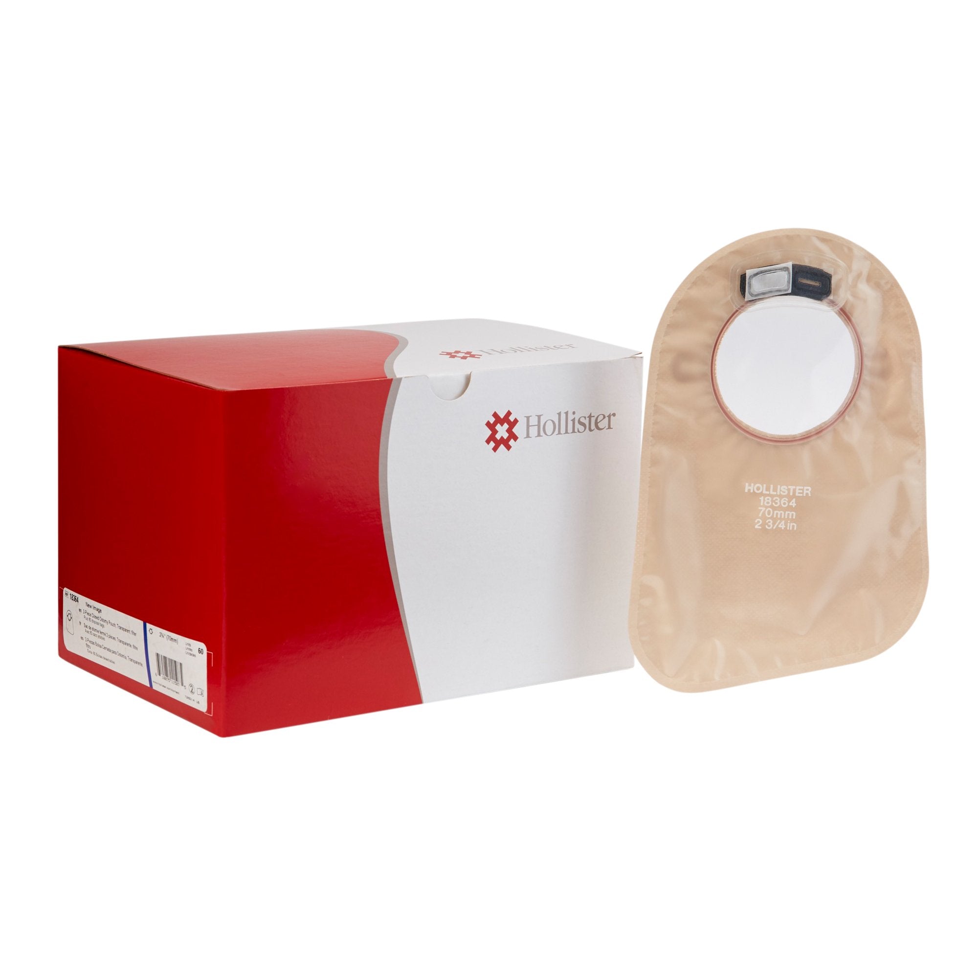Ostomy Pouch New Image Two-Piece System 9 Inch Length Closed End