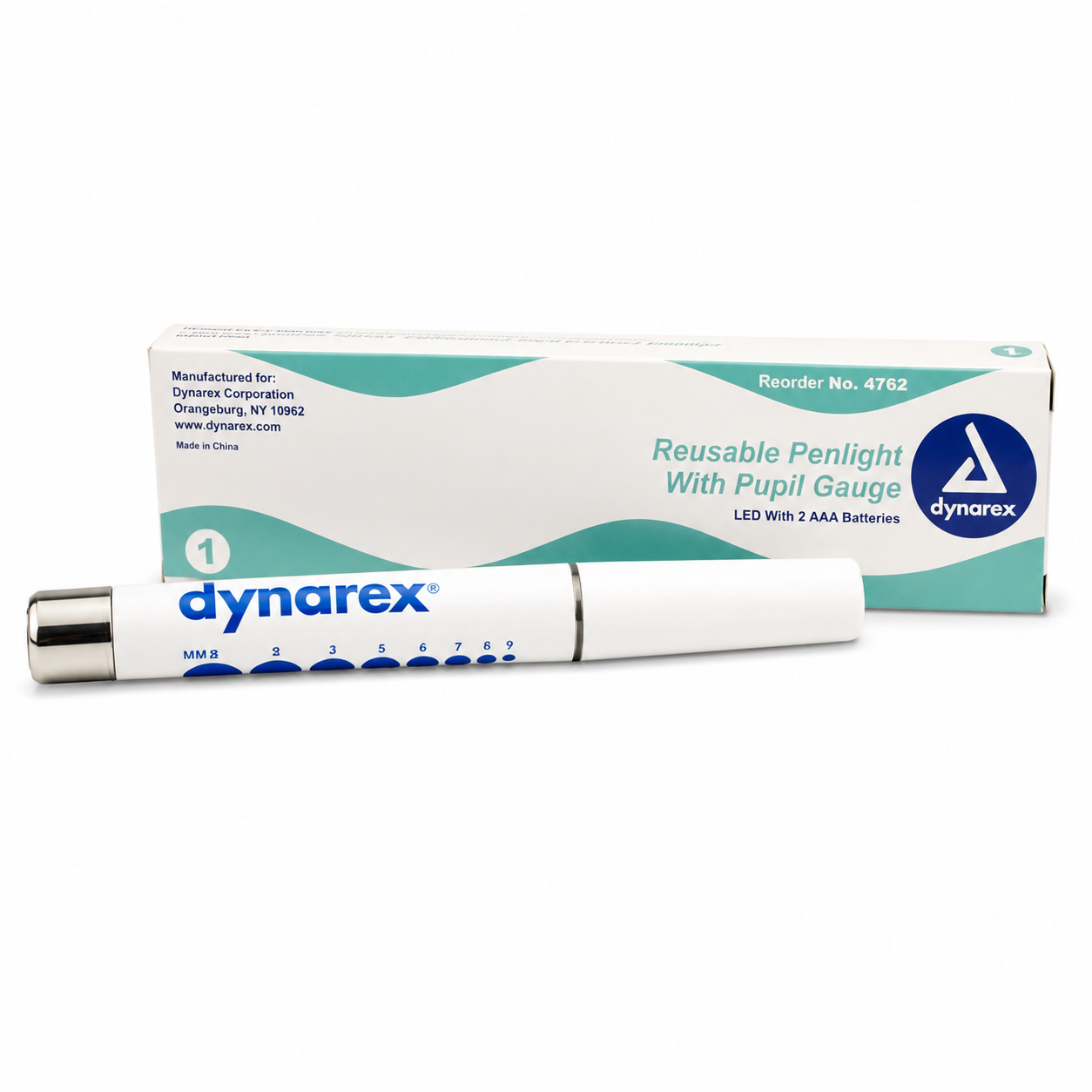 Penlight  Reusable  Led W/pupil Gauge And Batteries