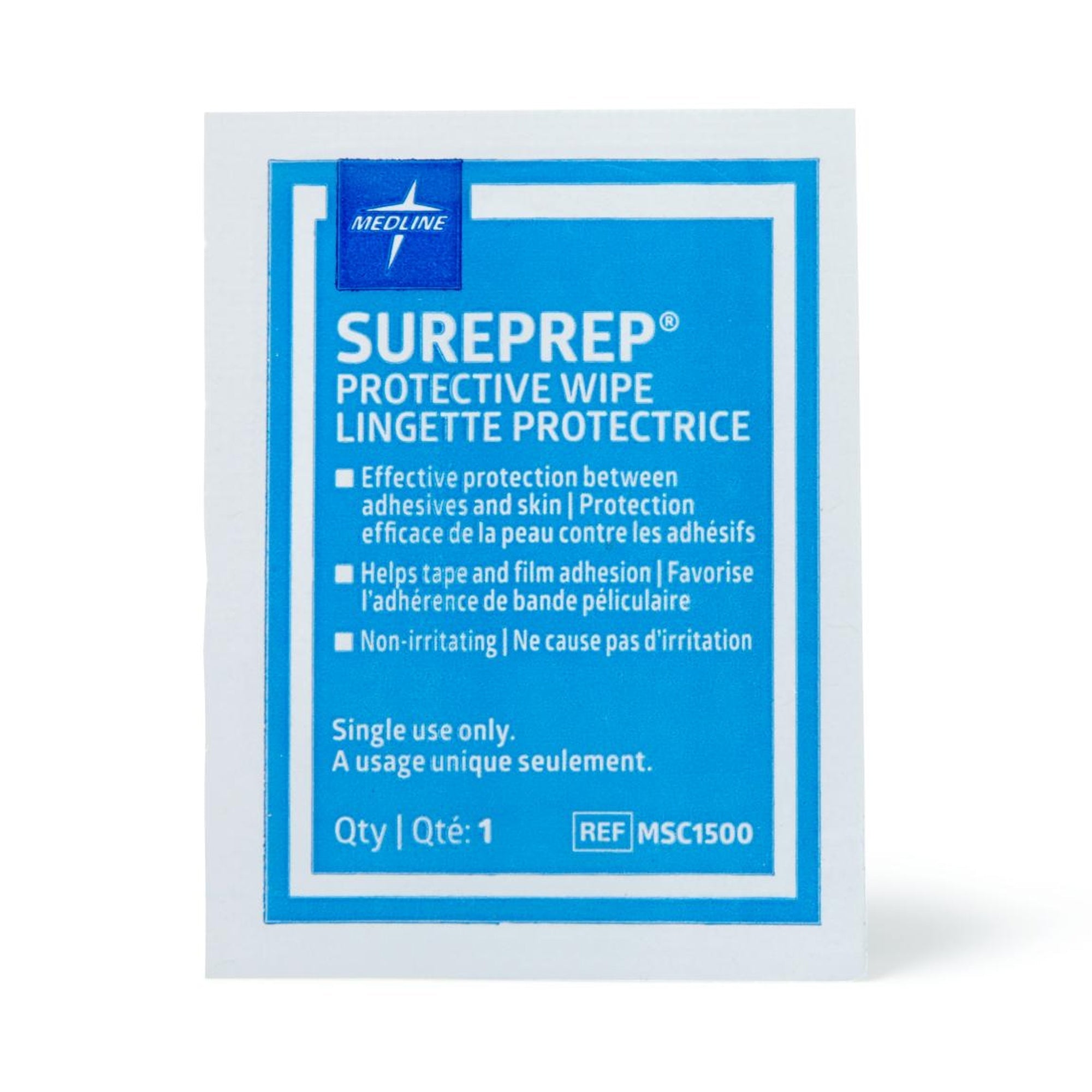 Skin Barrier Wipe Sureprep 40 to 80% Strength Isopropyl Alcohol Individual Packet NonSterile, Packaging Type- Box