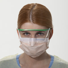Procedure Mask FluidShield Anti-fog Foam ASTM Level 3 Earloops One Size Fits Most, Packaging Type- Case
