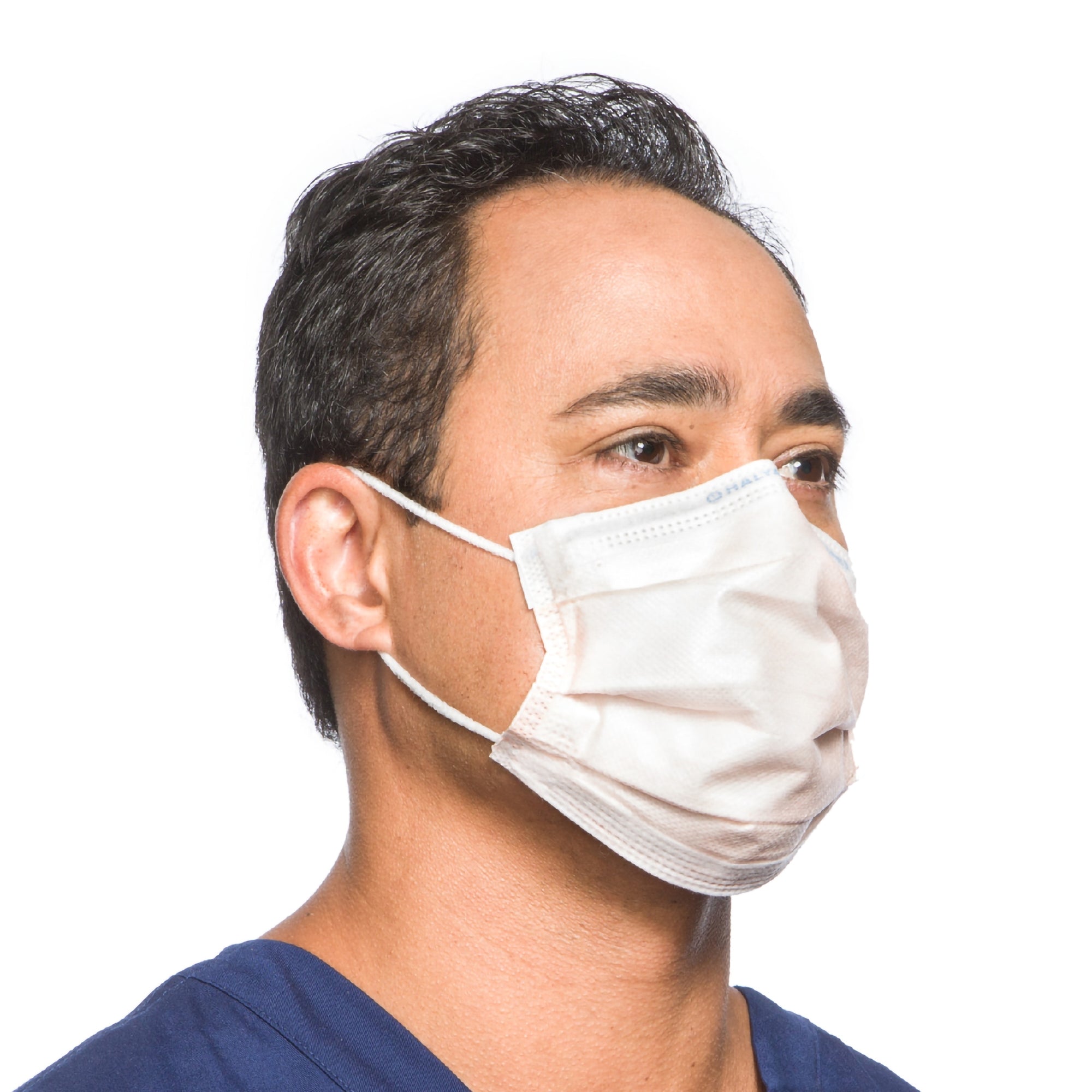 Procedure Mask FluidShield Anti-fog Foam ASTM Level 3 Earloops One Size Fits Most, Packaging Type- Case