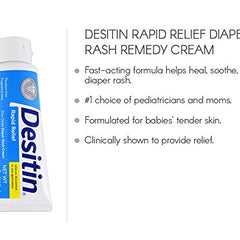 Diaper Rash Treatment Desitin Rapid Relief 4 oz. Tube Scented Cream| 6Pack/Case