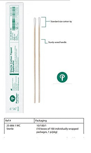 Puritan Specimen Collection Swab 6 Inch Length Sterile,Packaging Type- Case