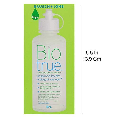 Solución para lentes de contacto Biotrue, 10 oz. Solución, Tipo de envase: Cada uno