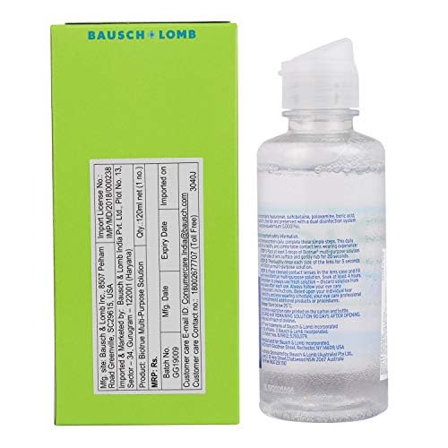 Solución para lentes de contacto Biotrue, 10 oz. Solución, Tipo de envase: Cada uno