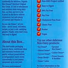 Rice Dream Original Rice Drink - Enriched Organic - Case Of 8 - 64 Fl Oz.