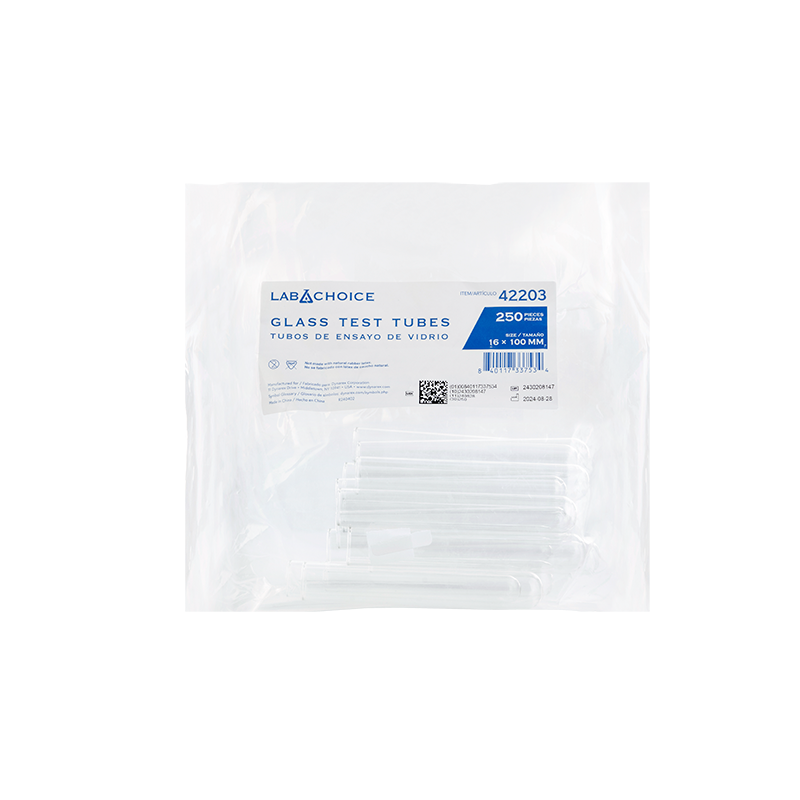 dynarex glass test tubes