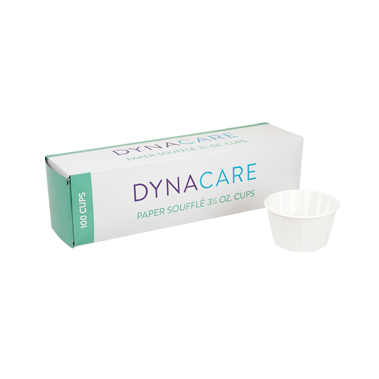 dynarex paper souffle cups