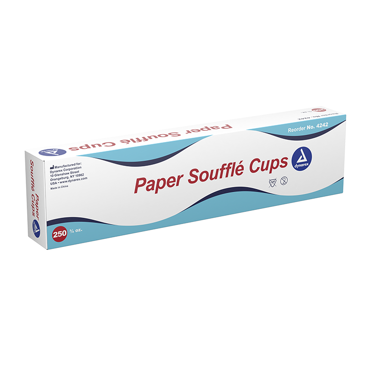 dynarex paper souffle cups