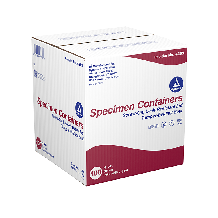 dynarex specimen containers