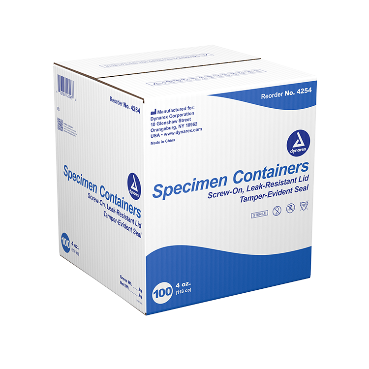 dynarex specimen containers