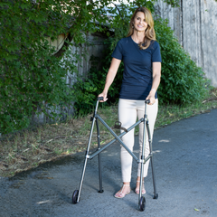 Wonder Walker with 5" Wheels - Lightweight, Durable Mobility Aid for Enhanced Stability & Comfort, Perfect for Seniors & Rehab Patients.