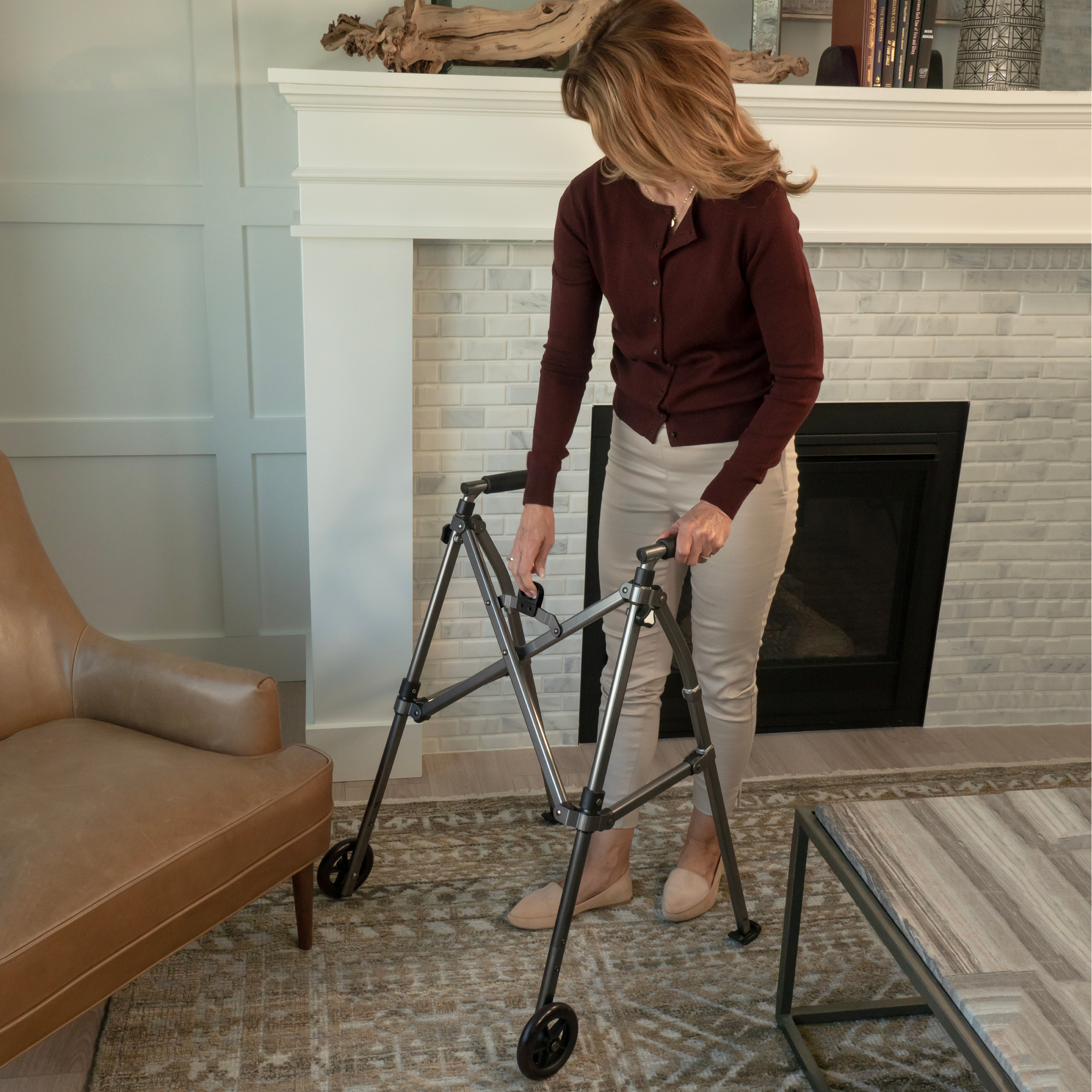 Wonder Walker with 5" Wheels - Lightweight, Durable Mobility Aid for Enhanced Stability & Comfort, Perfect for Seniors & Rehab Patients.