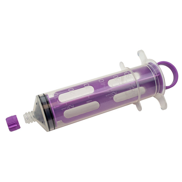 dynarex piston irrigation syringe 60 cc pack type 30 box per case