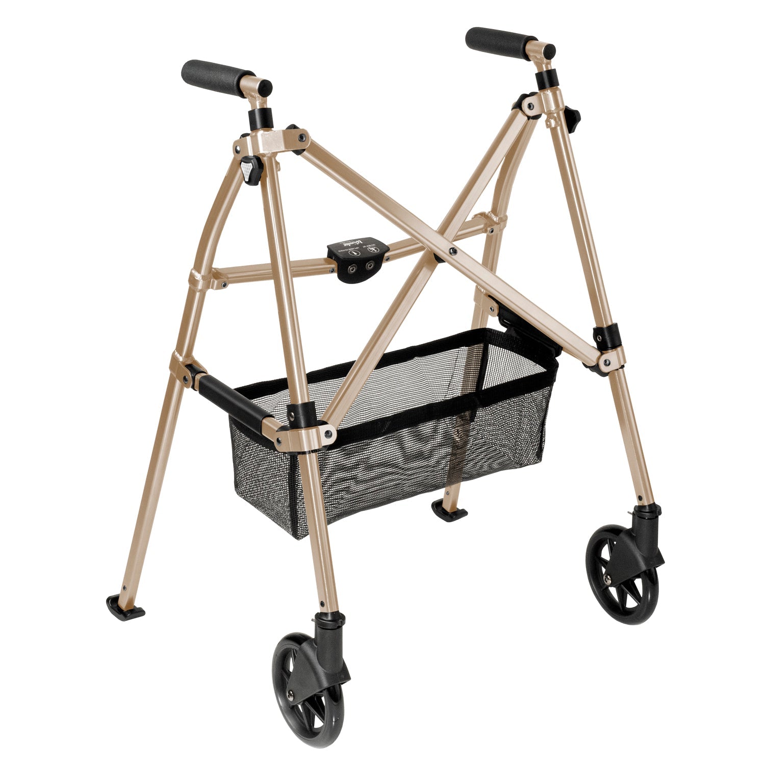 Stander Wonder Fold and Go Walker, Light Weight and Foldable for Adults Seniors, and Elderly, Collapsible Travel Walker for Mobility Support, Compact Standard Walker and Short Walker