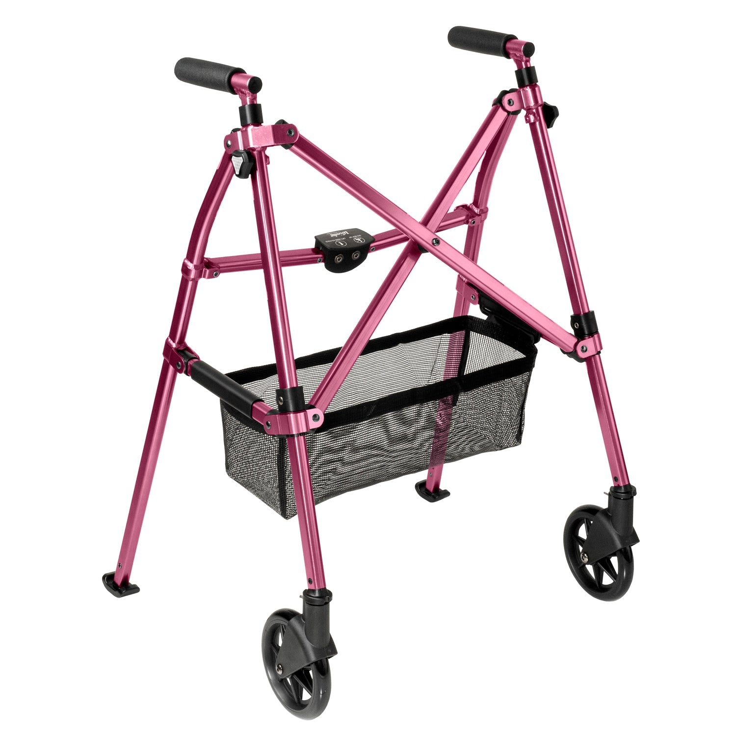 Stander Wonder Fold and Go Walker, Light Weight and Foldable for Adults Seniors, and Elderly, Collapsible Travel Walker for Mobility Support, Compact Standard Walker and Short Walker