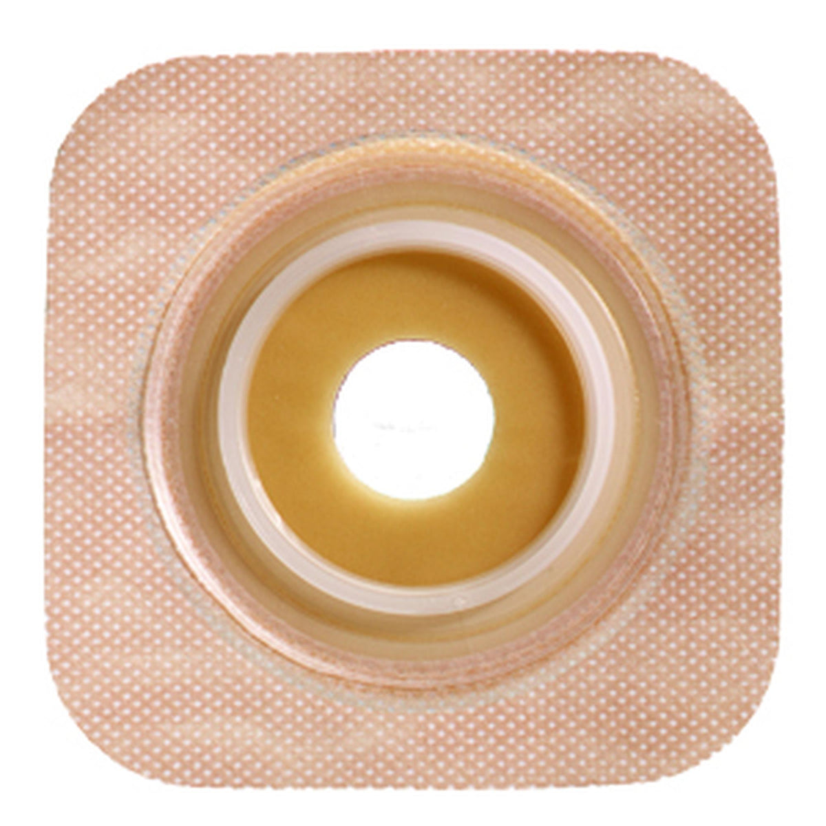 Ostomy Barrier Sur-Fit Natura Precut, Standard Wear Stomahesive Adhesive 45 mm Flange Sur-Fit Natura System Hydrocolloid 1 Inch Opening 4 X 4 Inch | 10/Box 1 Inch · Box of 10