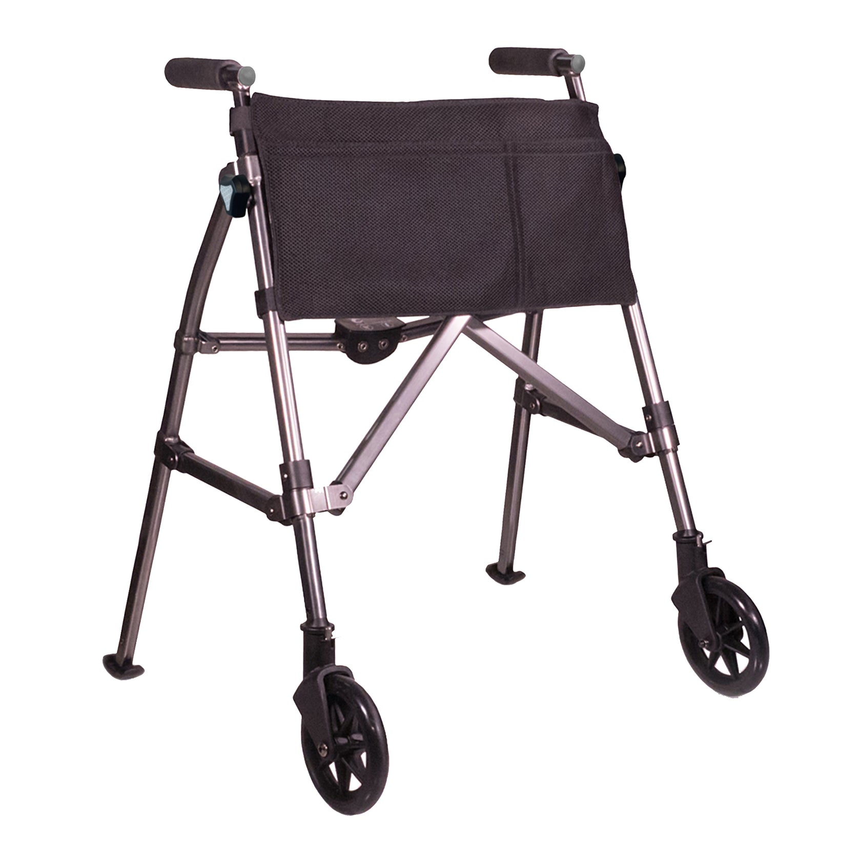 Stander Wonder Fold and Go Walker, Light Weight and Foldable for Adults Seniors, and Elderly, Collapsible Travel Walker for Mobility Support, Compact Standard Walker and Short Walker