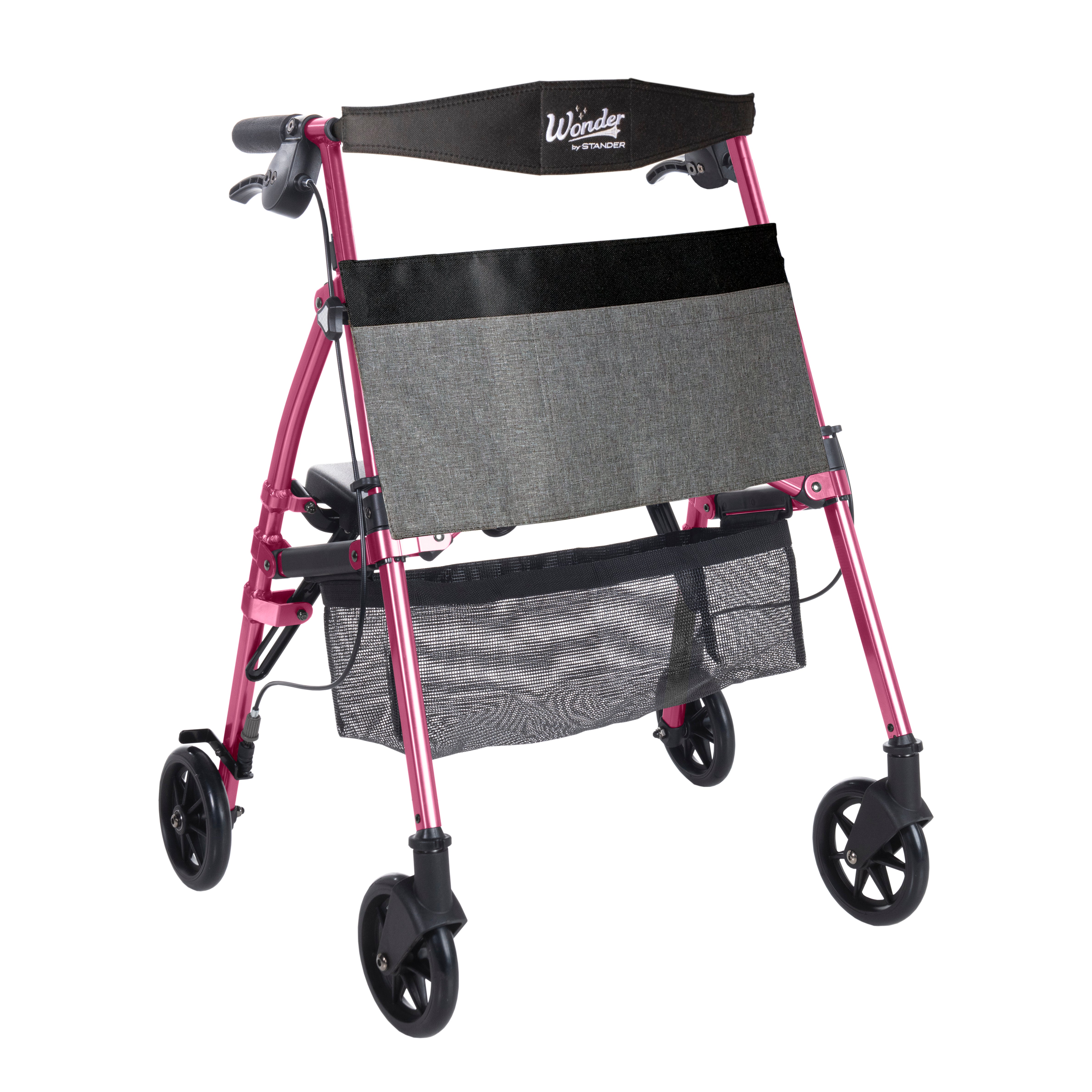 Wonder Rollator Plus Micro - Lightweight Mobility Aid with Ergonomic Design for Enhanced Stability and Comfort. Perfect for Seniors and Active Lifestyles!