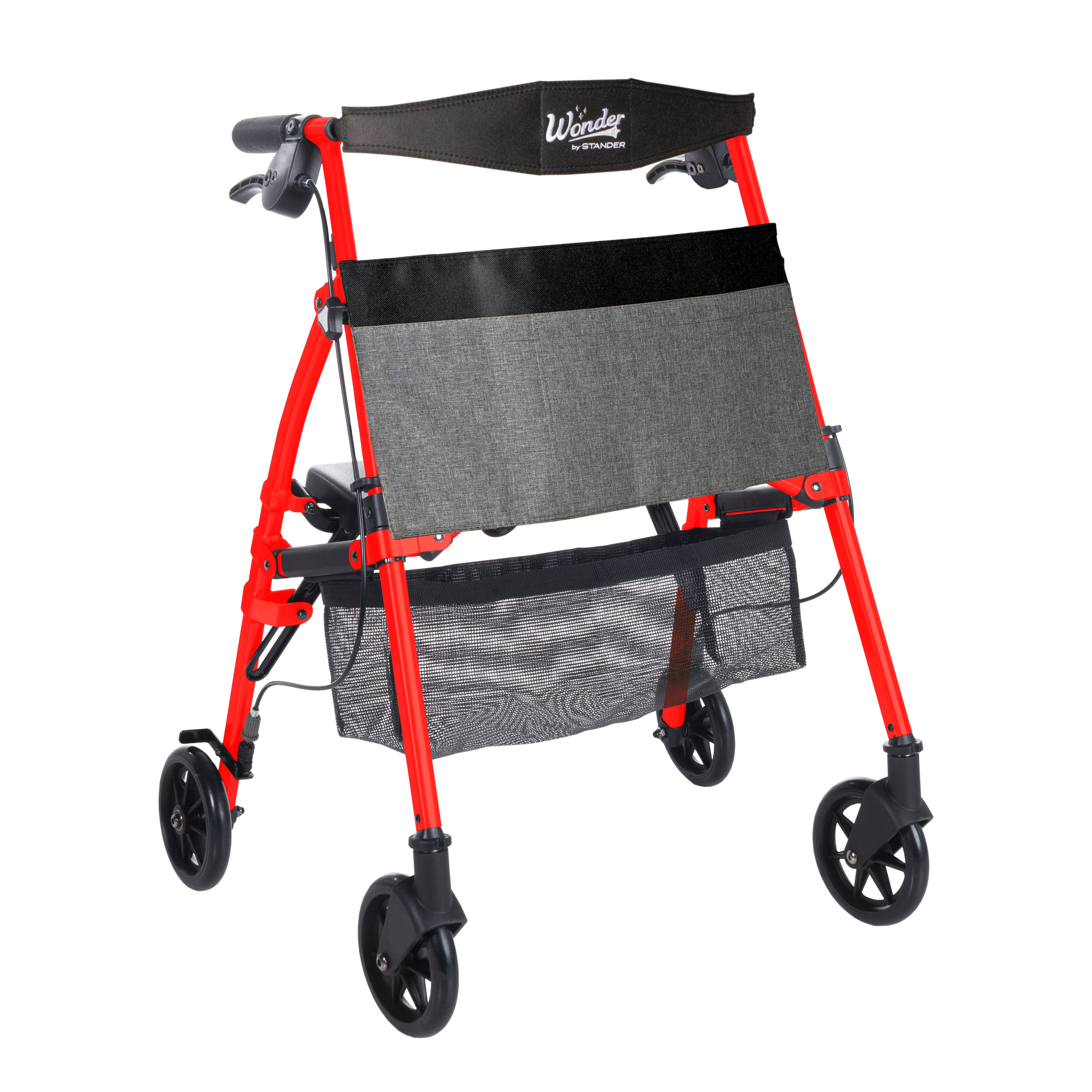 Wonder Rollator Plus Micro - Lightweight Mobility Aid with Ergonomic Design for Enhanced Stability and Comfort. Perfect for Seniors and Active Lifestyles!