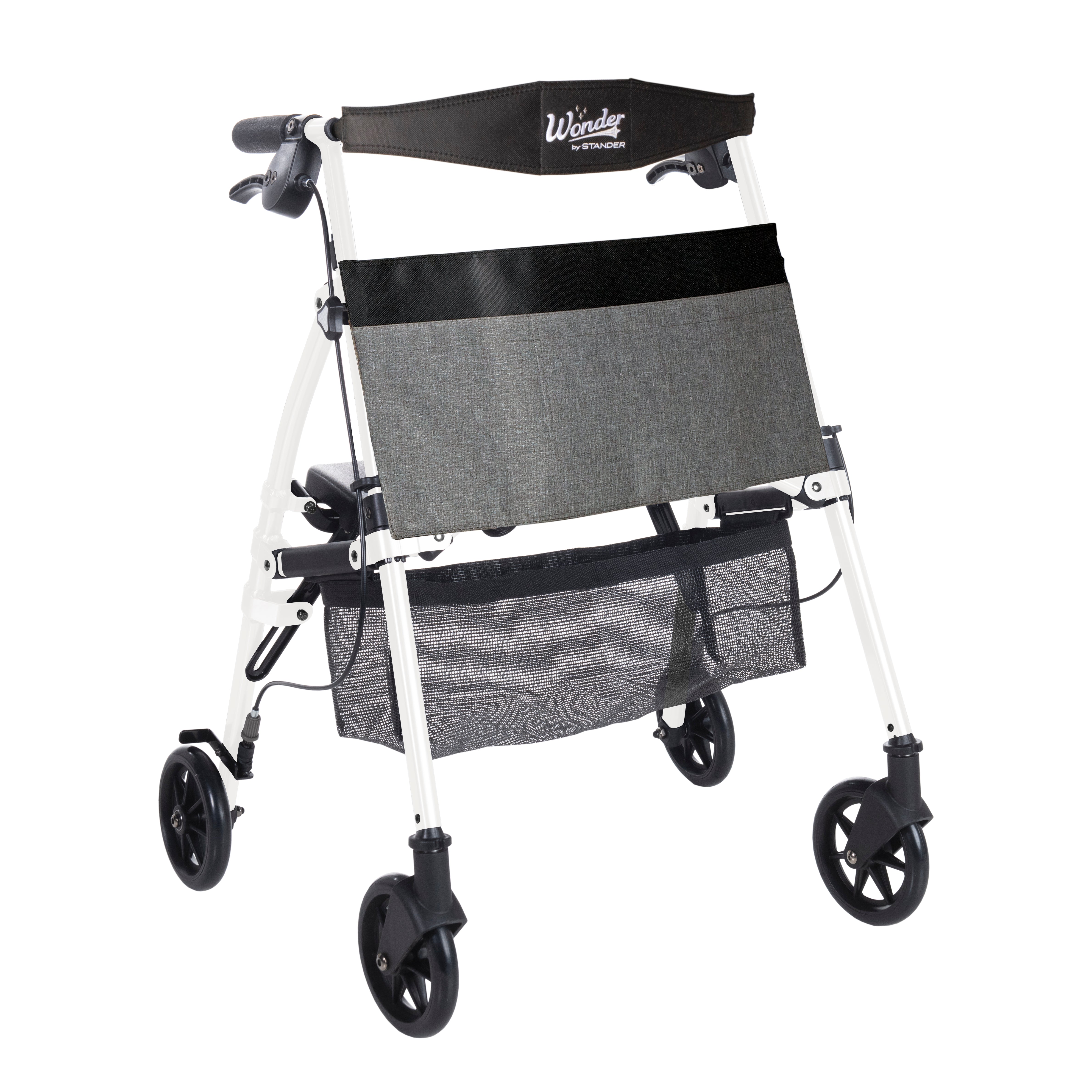 Wonder Rollator Plus Micro - Lightweight Mobility Aid with Ergonomic Design for Enhanced Stability and Comfort. Perfect for Seniors and Active Lifestyles!