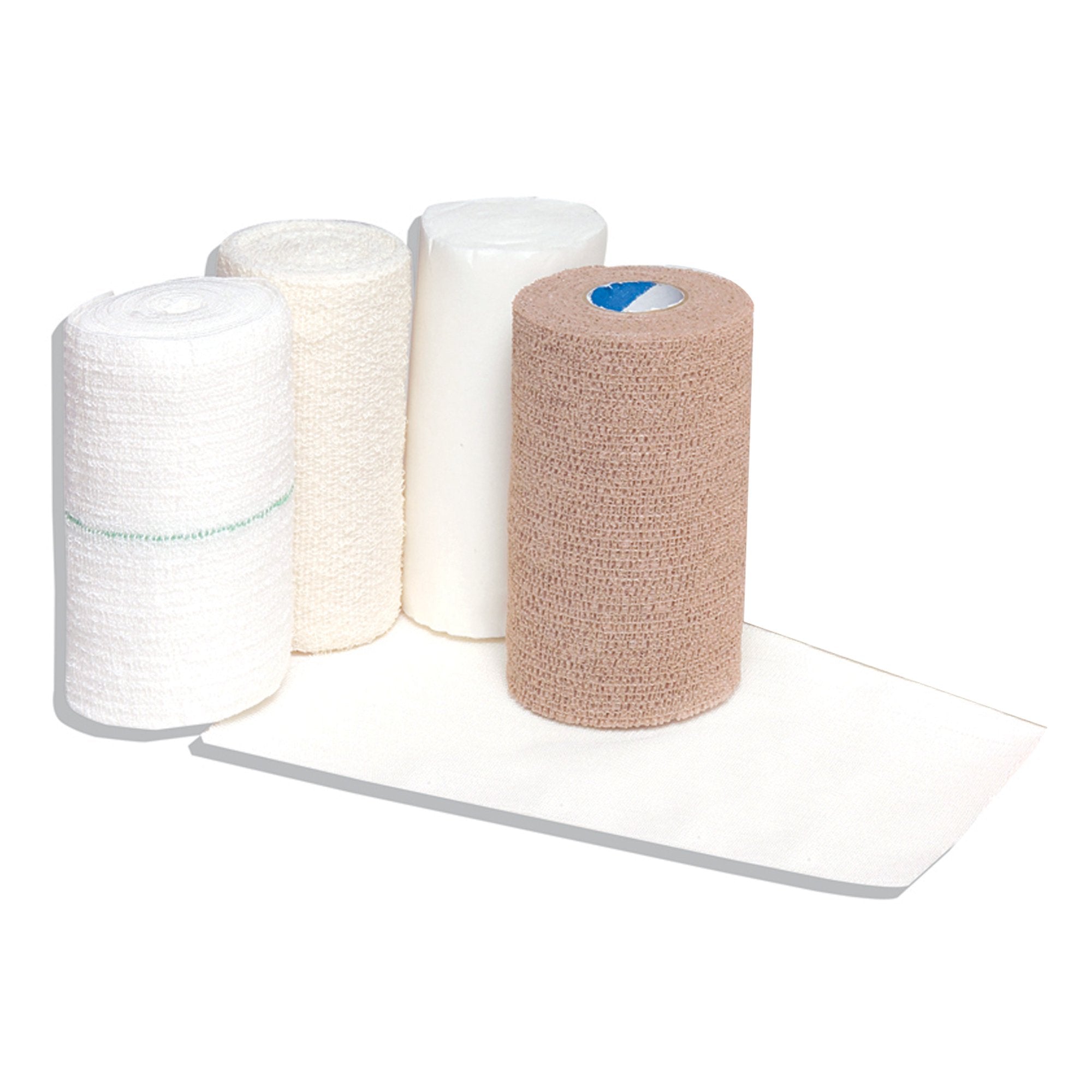 4 Layer Compression Bandage System Profore LF Multiple Sizes Self-Adherent / Tape Closure Tan / White NonSterile Standard Compression,Packaging Type- Box