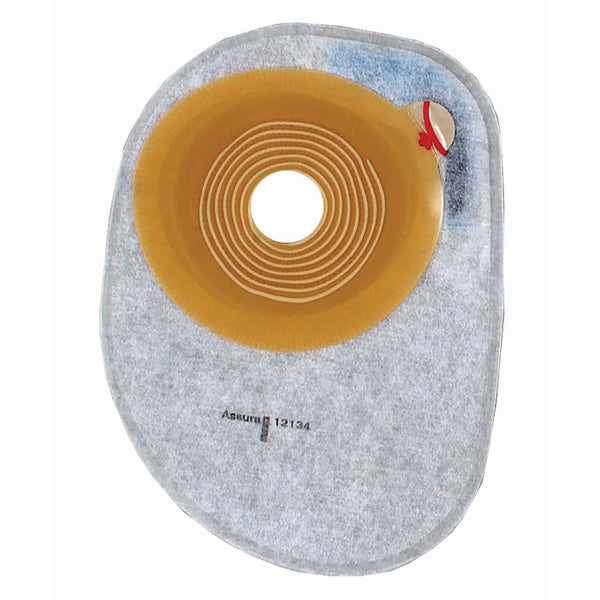 Colostomy Pouch Assura One-Piece System 7 Inch Length, Midi Flat, Pre-Cut 1 Inch Stoma Closed End,Packaging Type- Box Default Title