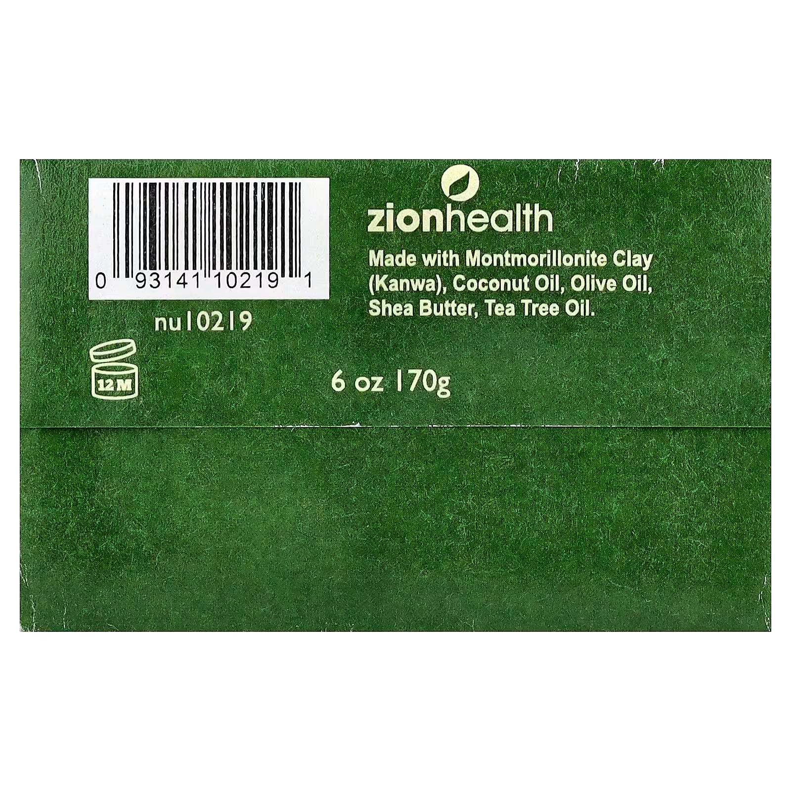 Zion Health - Ancnt Clay Soap Tea Tree - 1 Each - 6 Oz