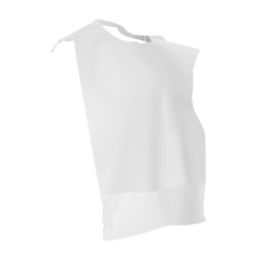 Dynarex Polyethylene Bibs Crumb Catch 3" Pocket