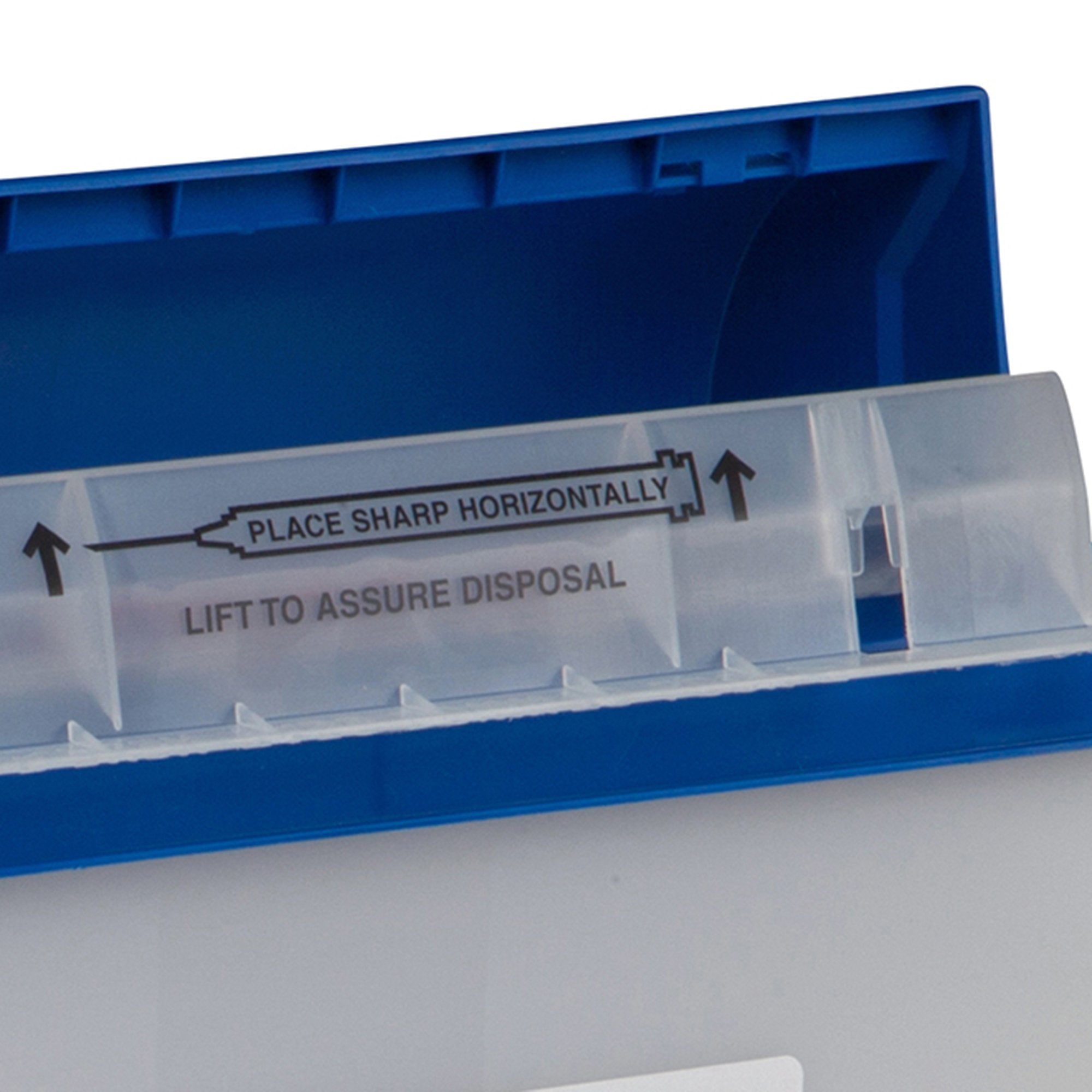 Pharmaceutical Waste Container PharmaSafety White Base 16-1/2 H X 13-3/4 W X 6 D Inch Horizontal Entry 3 Gallon