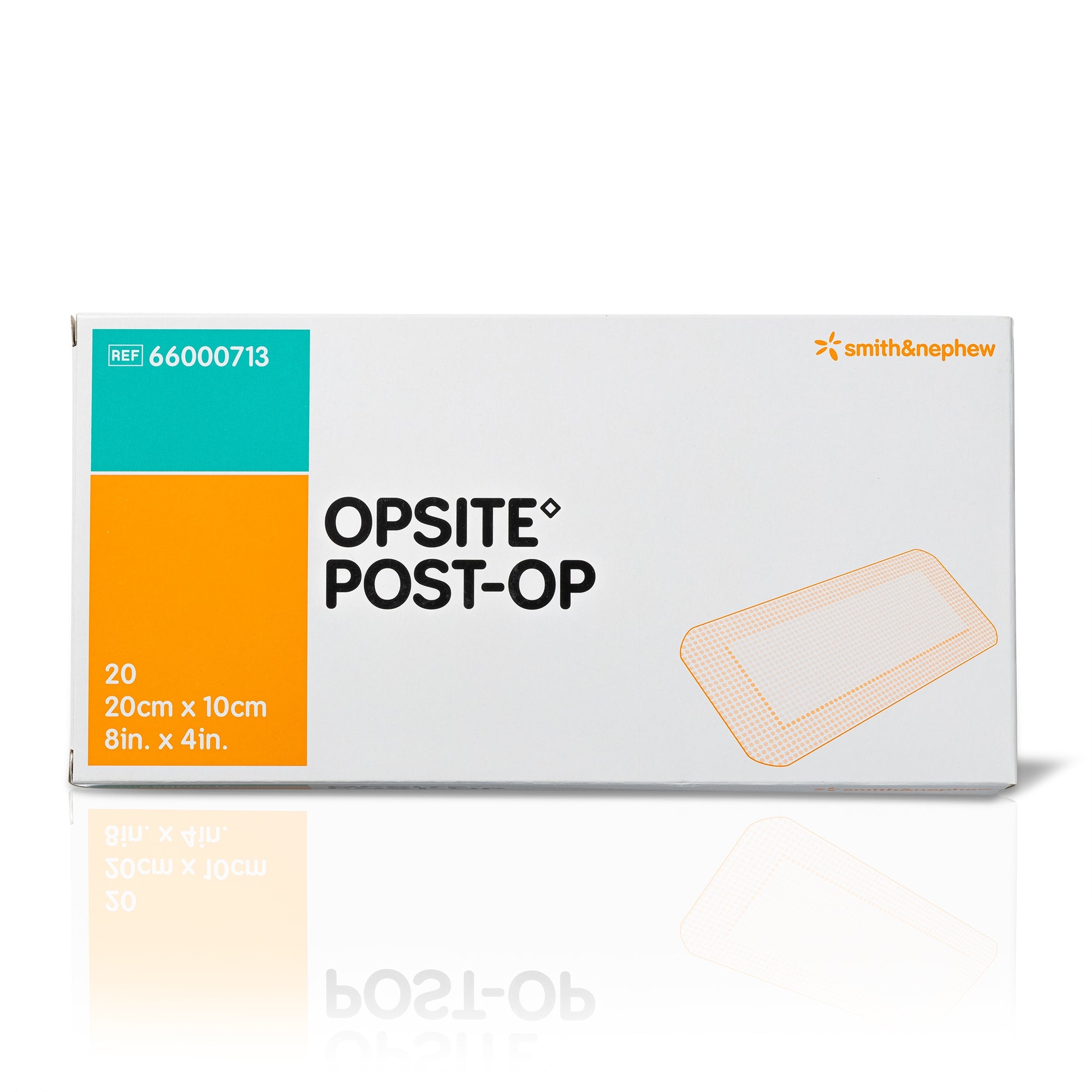 Transparent Film Dressing with Pad OpSite Post Op 4 X 8 Inch 3 Tab Delivery Rectangle Sterile,Packaging Type- Box