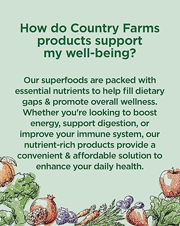 Country Farms - Super Shake Powder Chocolate - 1 Each-12.48 Oz
