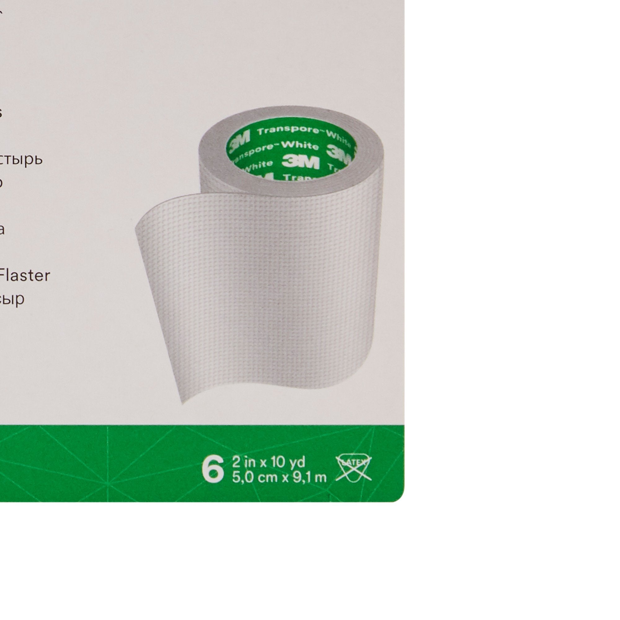 Medical Tape 3M Transpore White White 2 Inch X 10 Yard Plastic NonSterile