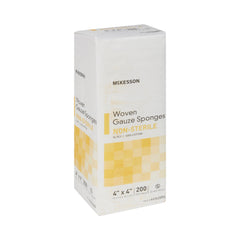 Gauze Sponge McKesson 4 X 4 Inch 16-Ply NonSterile 200 per Pack, Packaging Type- Case