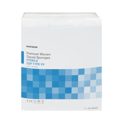 Gauze Sponge McKesson 4 X 4 Inch 12-Ply Sterile 2 per Pack, Packaging Type- Case