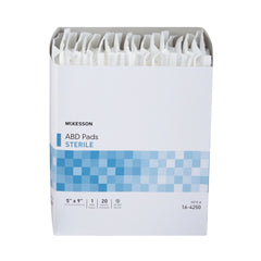 Abdominal Pad McKesson 5 X 9 Inch Sterile 1 per Pack, Packaging Type- Case