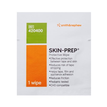 Skin Barrier Wipe Skin-Prep 75 to 100% Strength Isopropyl Alcohol Individual Packet Sterile,  Packaging Type- Each