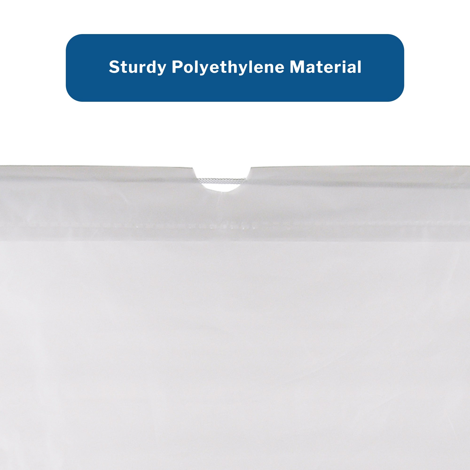 Patient Belongings Bag McKesson 4 X 20 X 20 Inch Polyethylene Drawstring Closure White, Packaging Type- Case