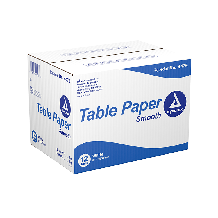 dynarex table paper