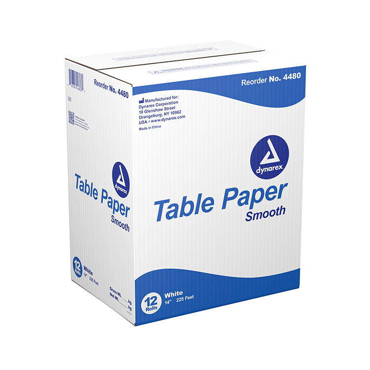 dynarex table paper