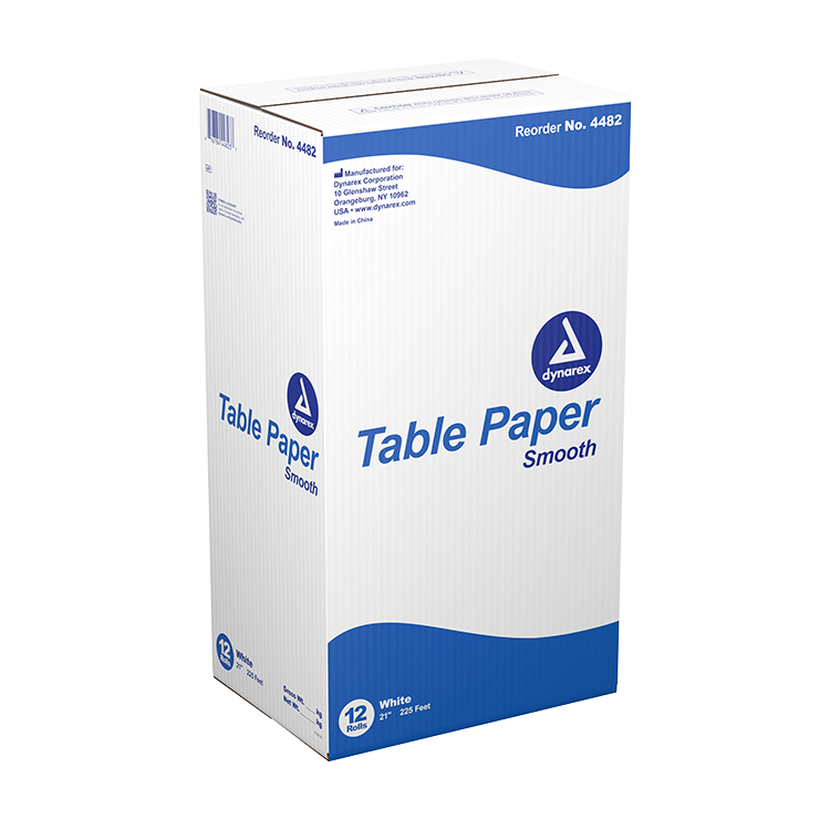dynarex table paper