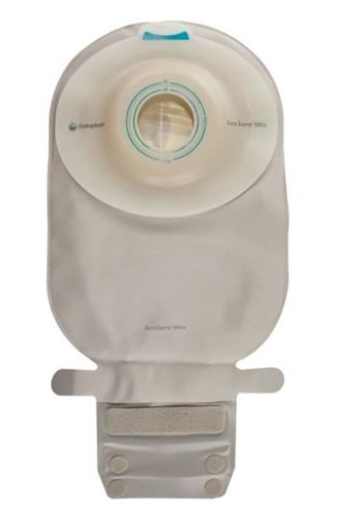 Ostomy Pouch SenSura Mio Convex One-Piece System 11 Inch Length, Maxi Deep Convex, Pre-Cut 1-1/4 Inch Stoma Drainable