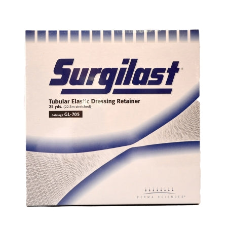 Elastic Net Retainer Dressing Surgilast Tubular Elastic 25 Yard Size 5 White Small Head / Shoulder / Thigh NonSterile,Packaging Type- Box
