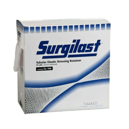 Elastic Net Retainer Dressing Surgilast Tubular Elastic 25 Yard Size 7 White Small Chest / Back / Perineum / Axilla NonSterile,Packaging Type- Box