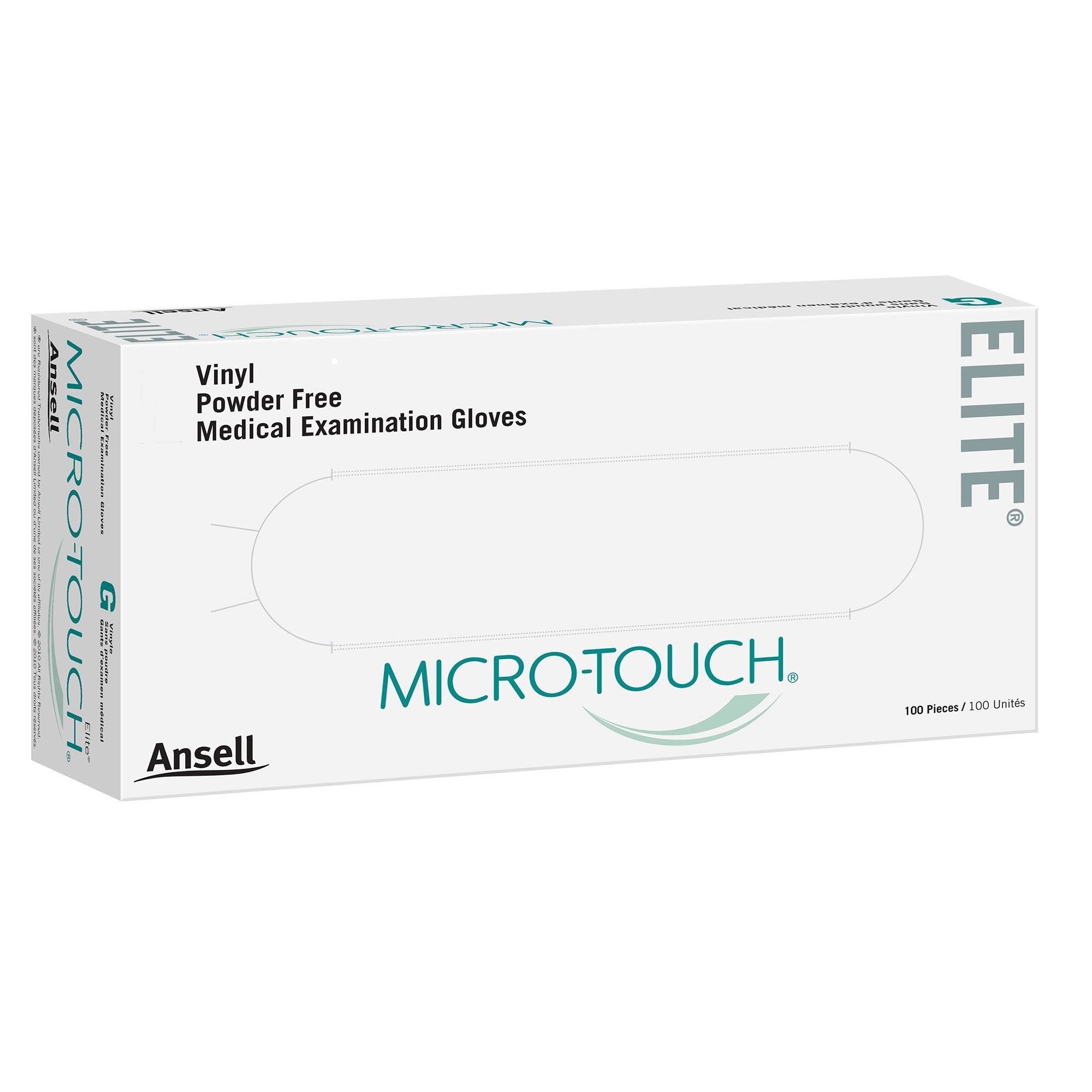 Exam Glove Micro-Touch Elite Small NonSterile Stretch Vinyl Standard Cuff Length Smooth Ivory Not Rated,Packaging Type- Box