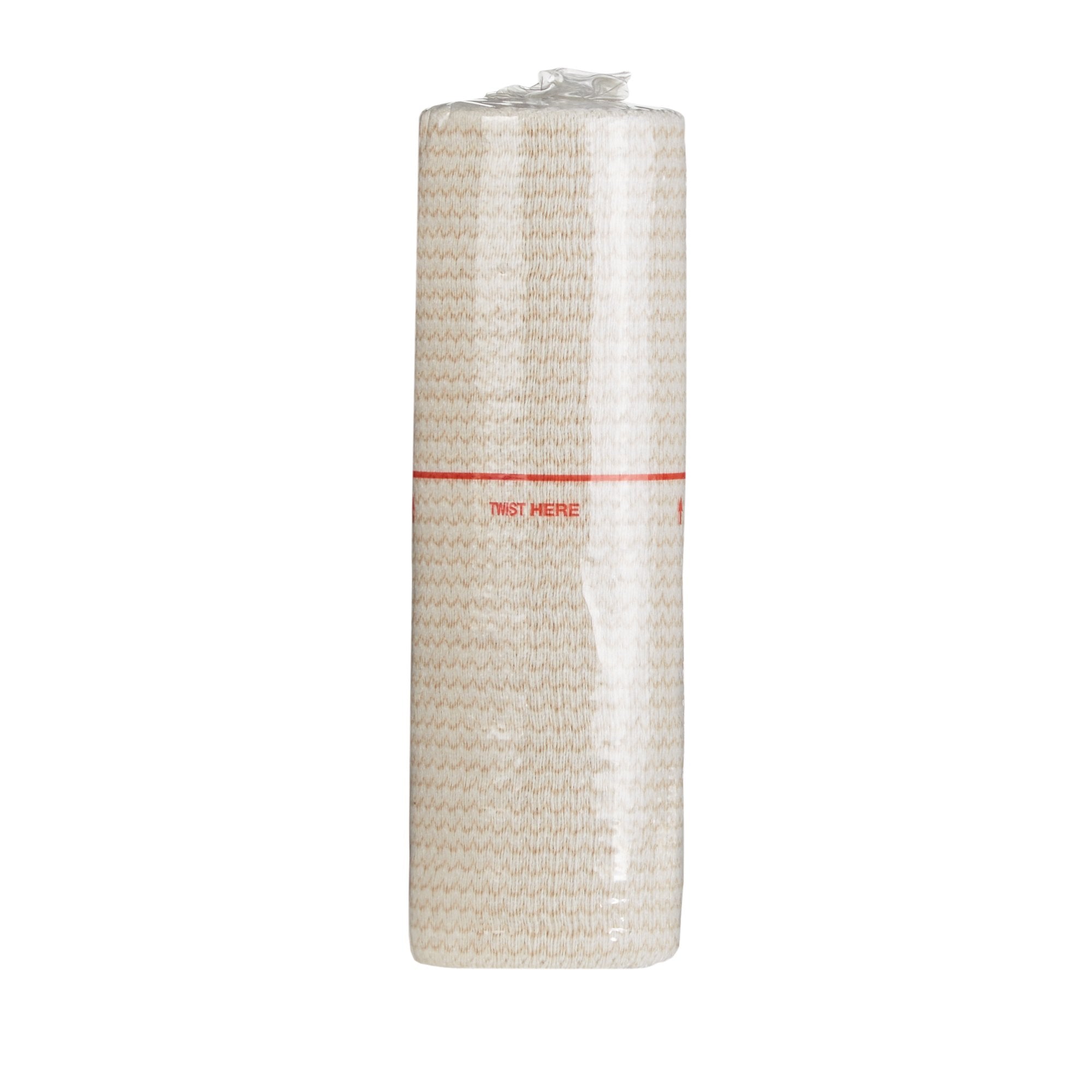 Elastic Bandage McKesson 6 Inch X 5 Yard Single Hook and Loop Closure Tan NonSterile Standard Compression, Packaging Type- Case