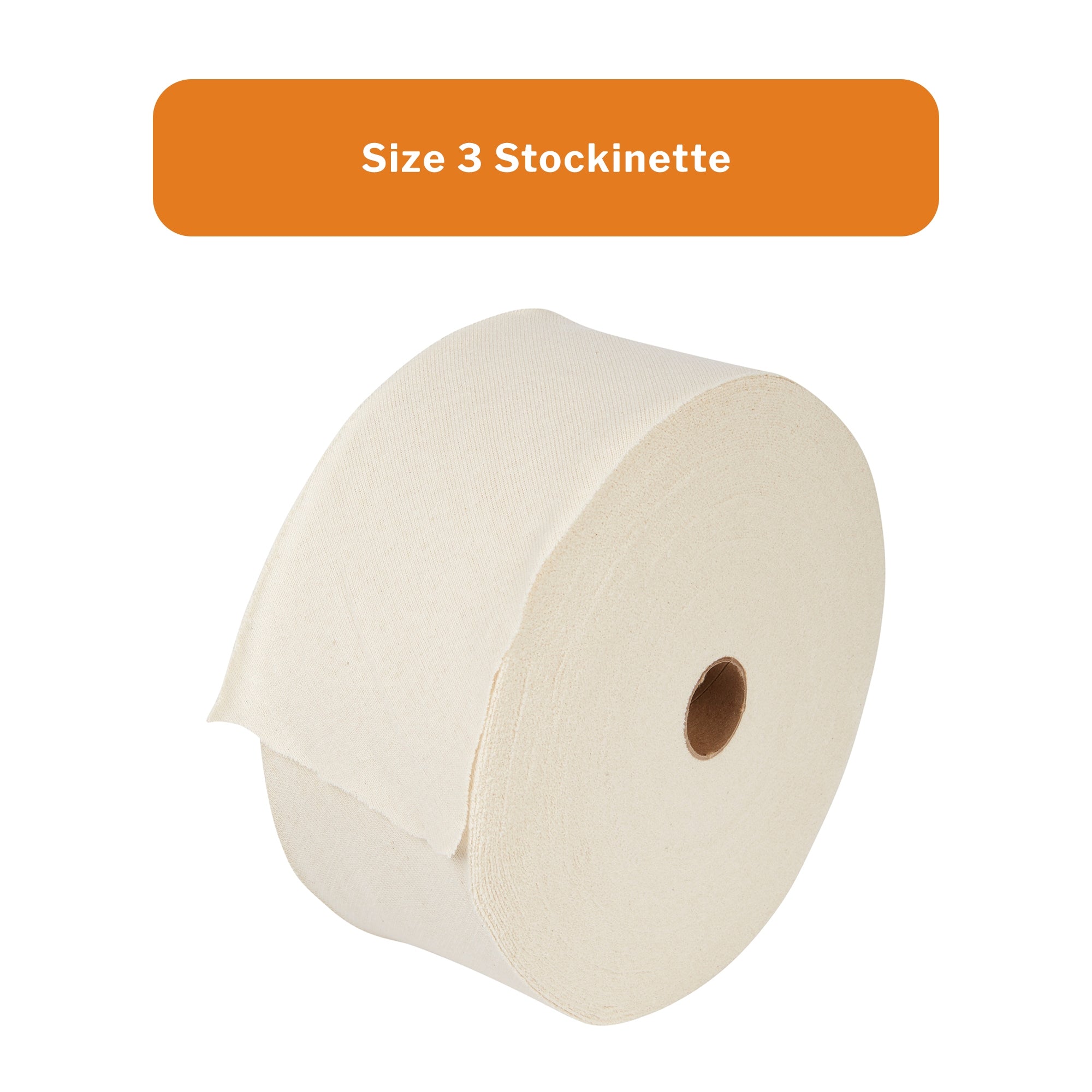 Bias Cut Stockinette McKesson Cotton 3 Inch X 50 Yard Size 3 Beige NonSterile,  Packaging Type- Case