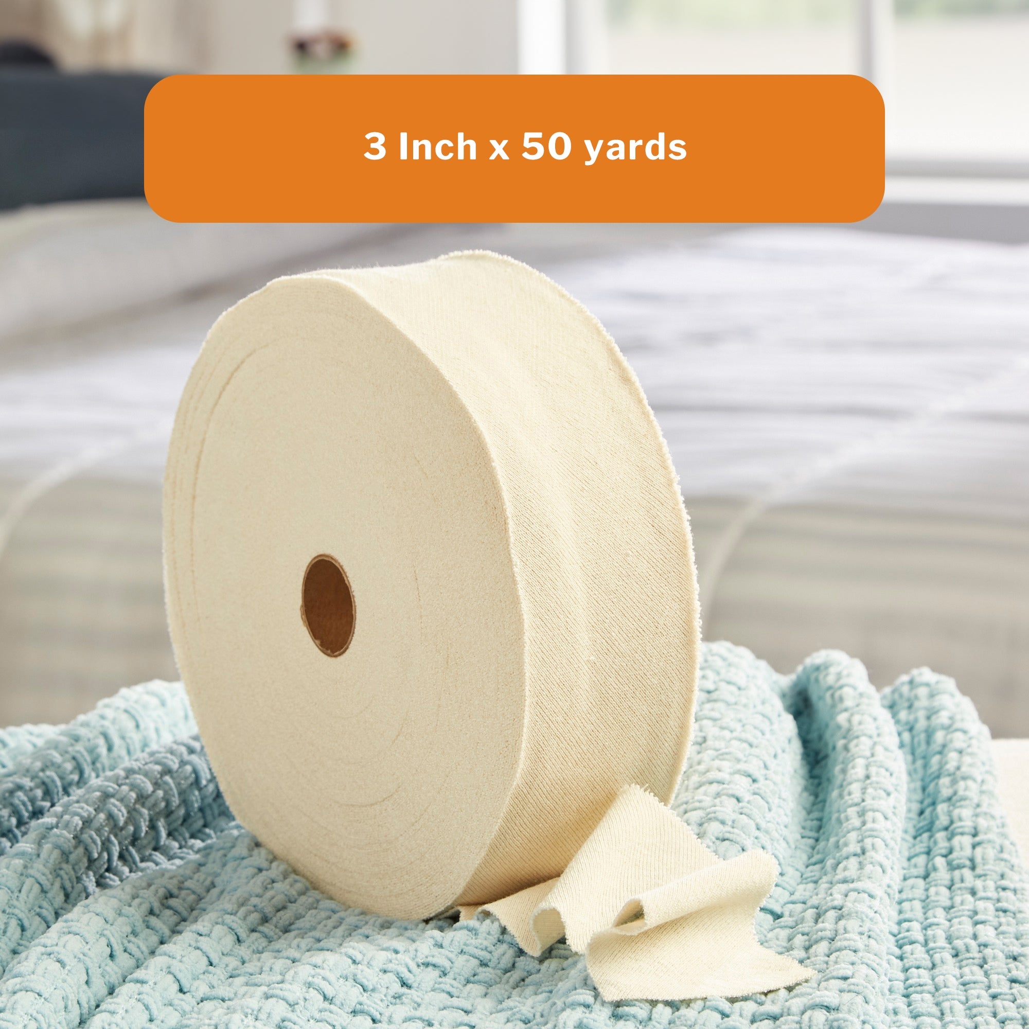 Bias Cut Stockinette McKesson Cotton 3 Inch X 50 Yard Size 3 Beige NonSterile,  Packaging Type- Case