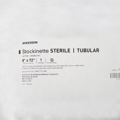 Surgical Stockinette Tubular McKesson 8 X 72 Inch Sterile, Packaging Type- Case